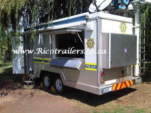 Rico trailer Johannesburg Mobile offices for SAPD and SARS (1)