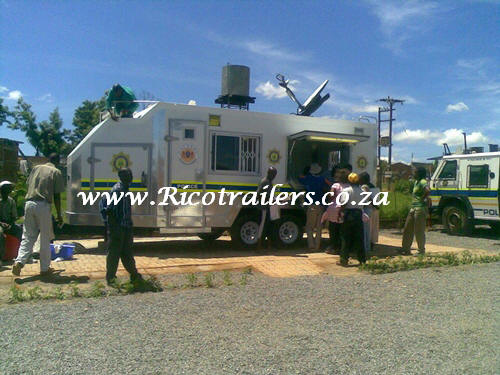 Rico trailer Johannesburg Mobile offices for SAPD and SARS (2)