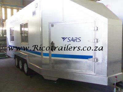 Rico trailer Johannesburg Mobile offices for SAPD and SARS (5)